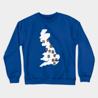 Metro and Light Rail of Britain (Geographic) Crewneck Sweatshirt